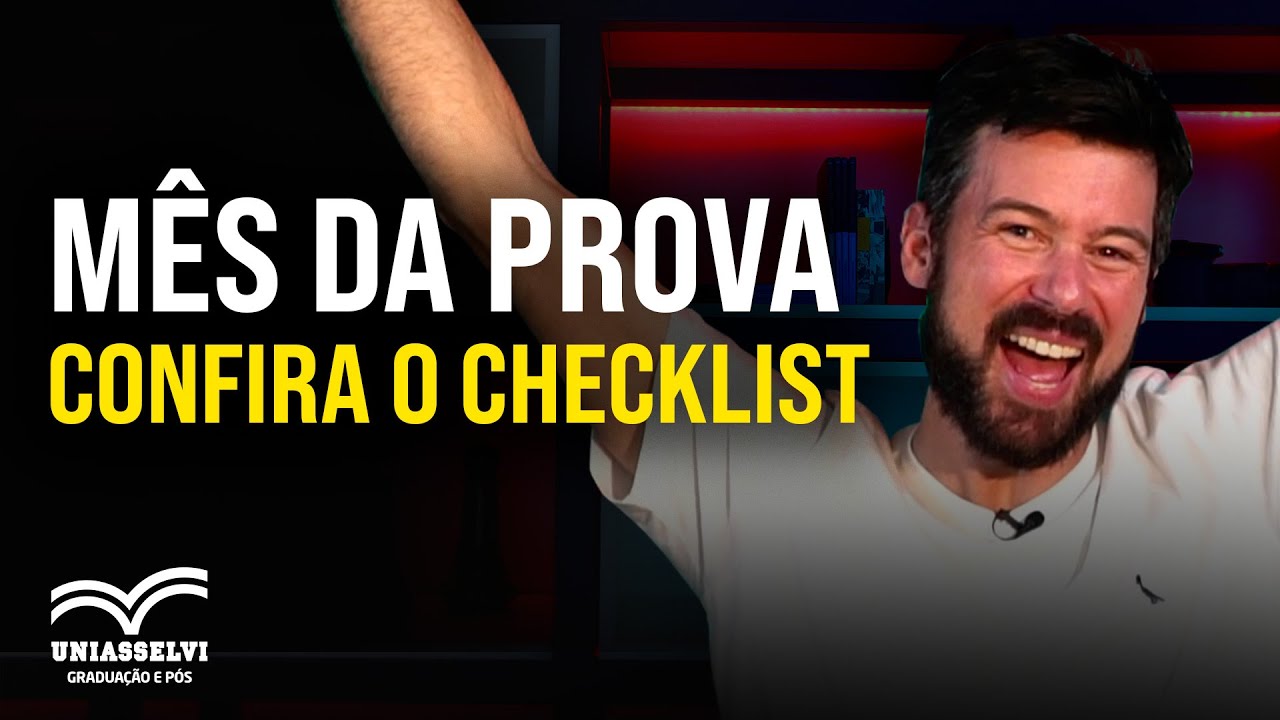 M&Ecirc;S DA PROVA - CONFIRA O CHECKLIST ENCCEJA 2022
