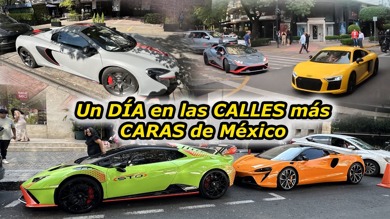 Fui a POLANCO y encontre todos estos AUTOS de MILLONES | Lamborghini, McLaren y m&aacute;s