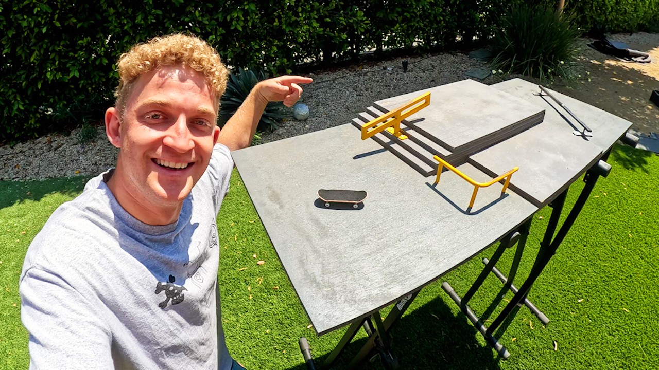 Building My Own Fingerboard Skatepark