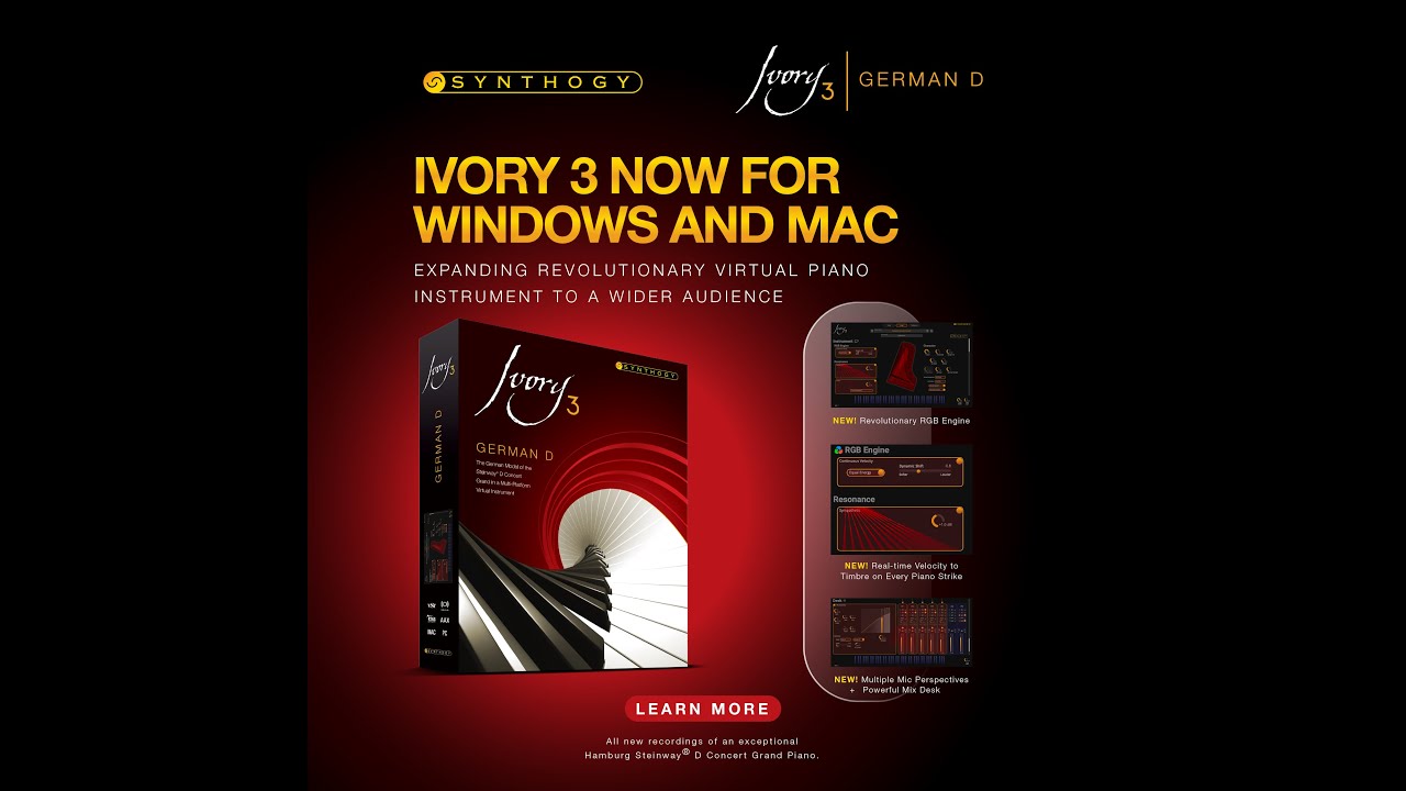 Ivory 3 German D - Available for Windows and Mac!