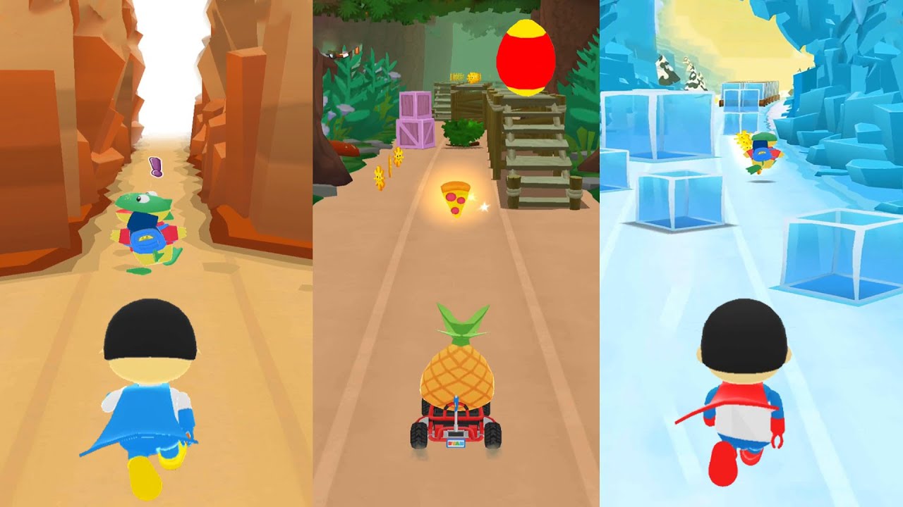 TAG WITH RYAN PINEAPPLE RYAN WITH CART VS PLAN EGG SURPRISE GAMEPLAY