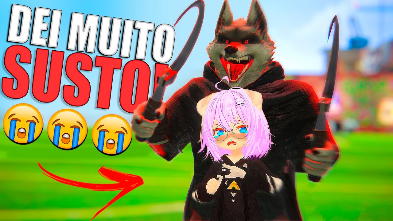 Lobo Mau do Gato de botas 2 assustando no Vrchat Momentos Engraçados