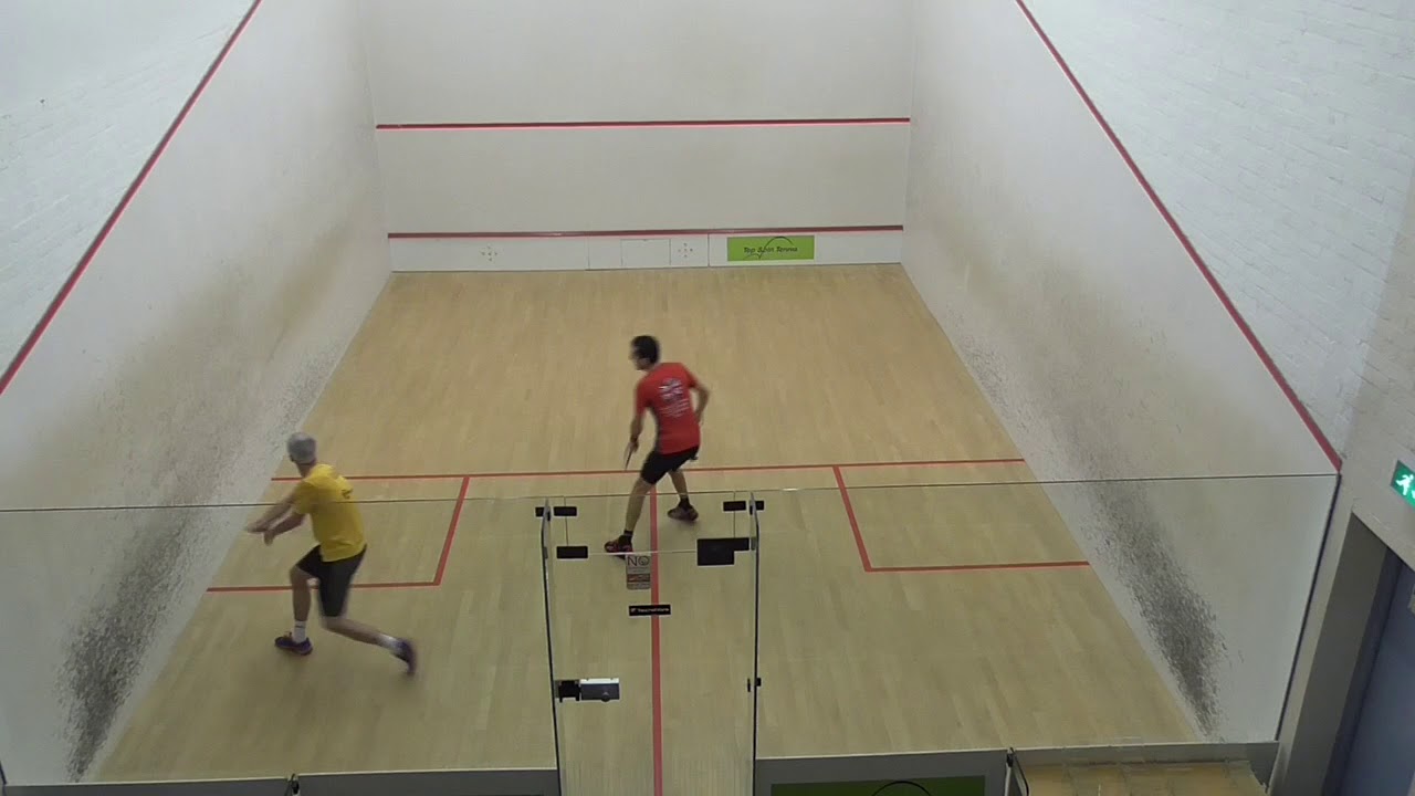 England Squash Masters Mens over 50 David Youngs v Stephen McLoughlin