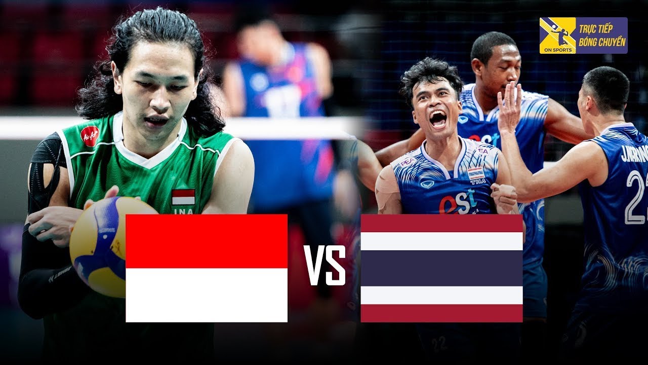 Full HD | INDONESIA vs THAILAND | Farhan Halim vs. Anurak Phanram Men's SEA V.League