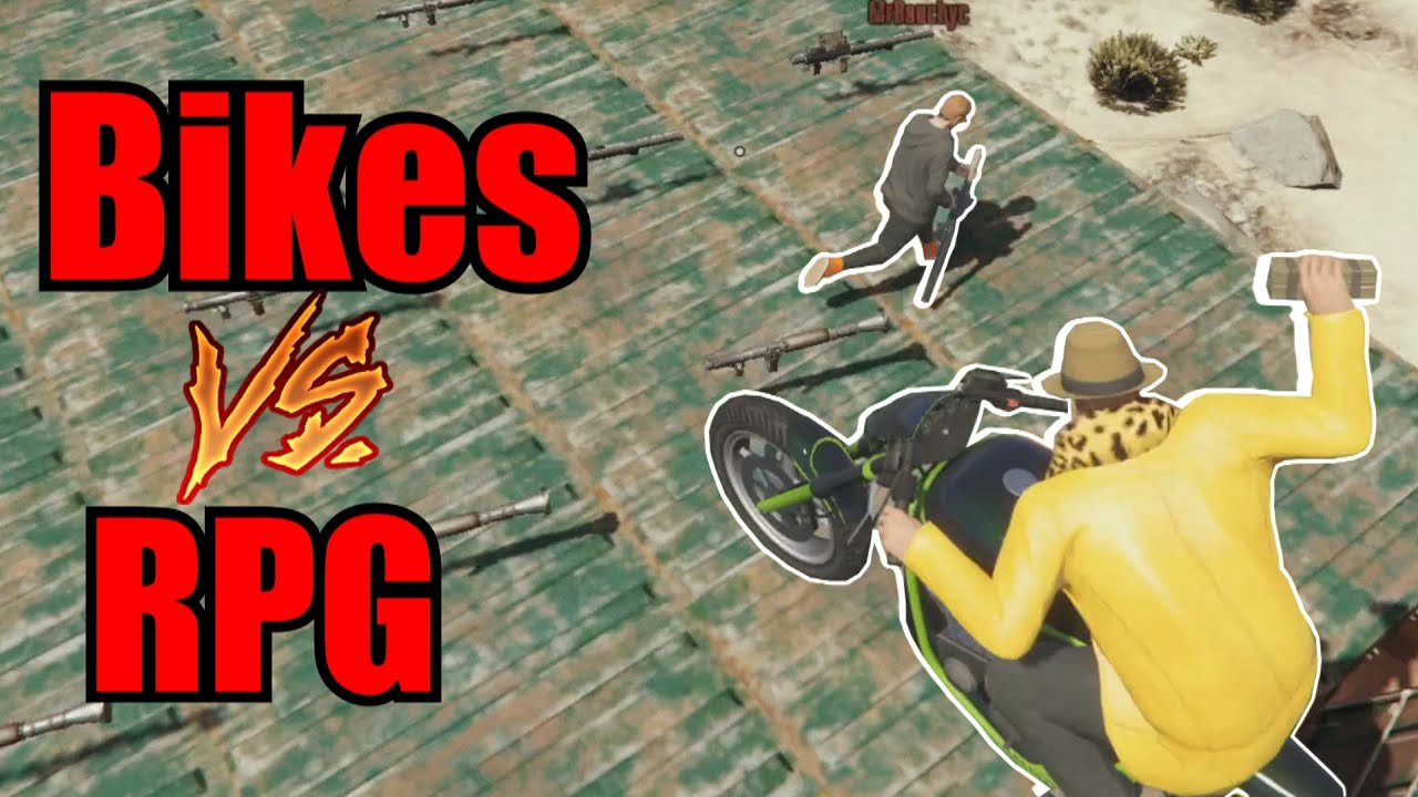 TAK CO JSEM TO ZAHRÁL!!! | GTA V: Bikes vs Rpg, Cuky, @Morryeej, @marwex99 a @bauchyc     |