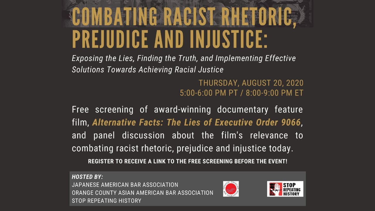Combating Racist Rhetoric, Prejudice & Injustice:JABA & SRH ALTERNATIVE FACTS Film Screening & Panel