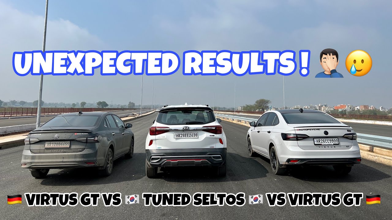 VIRTUS GT VS TUNED SELTOS : DRAG RACE