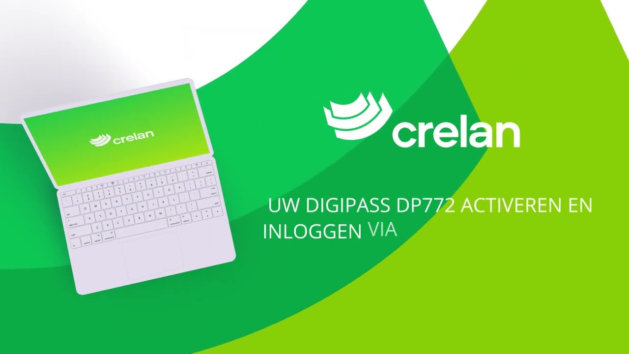 myCrelan homebanking registreren met de digipass