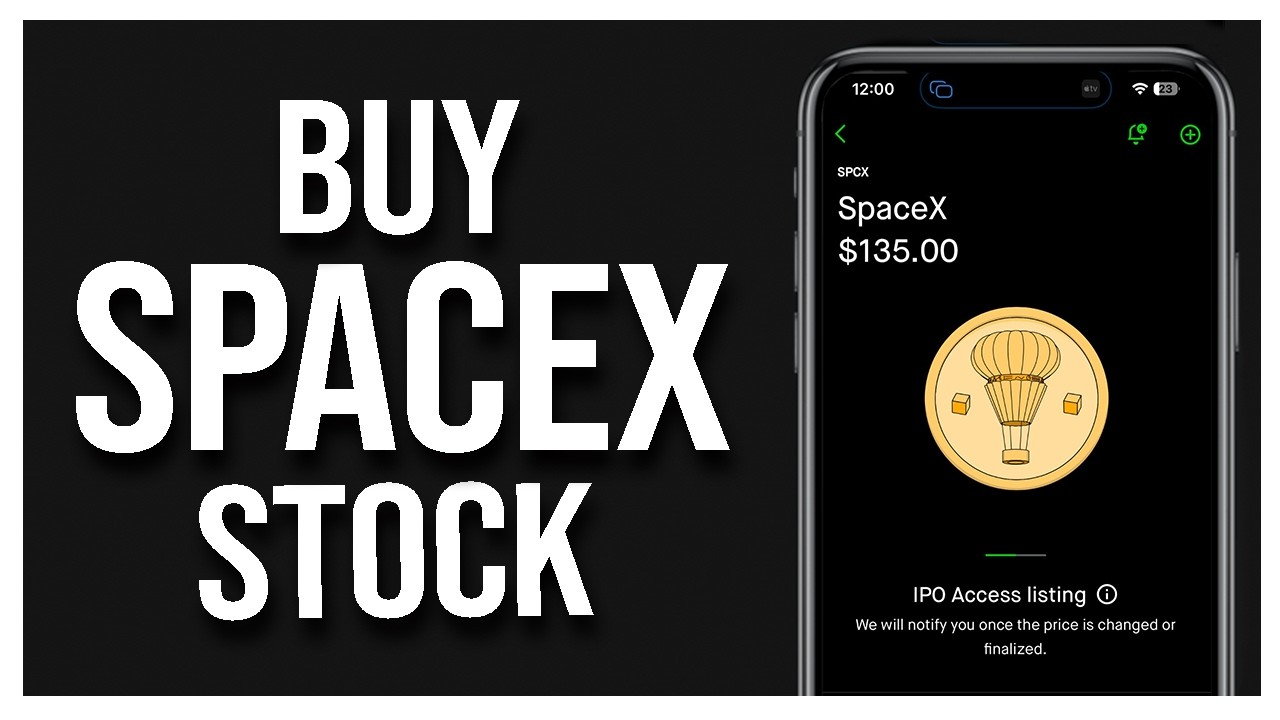 How to Buy SPACEX Stock on Robinhood - SpaceX IPO Tutorial #SPCX