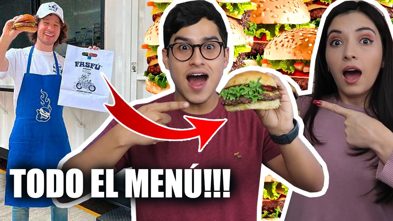 FAST FOOD de LUISITO COMUNICA en PERÚ (TODO EL MENÚ) ¿Vale la pena?