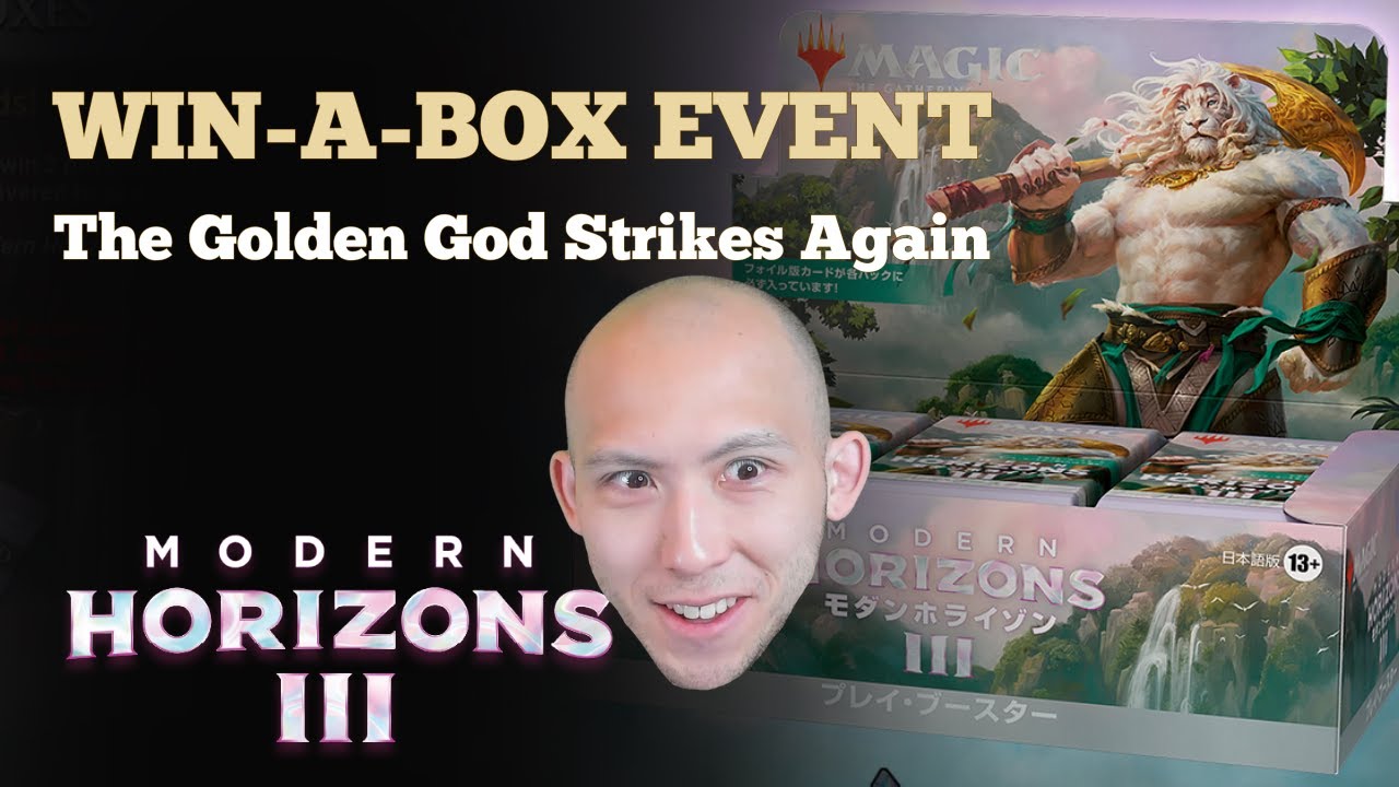 The Golden God Strikes Again | Win-A-Box Event | Modern Horizons 3 Sealed | MTG Arena