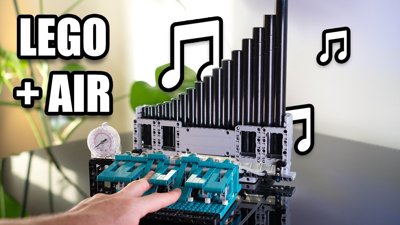 Создание духового инструмента с пневматическим приводом из LEGO Pneumatics