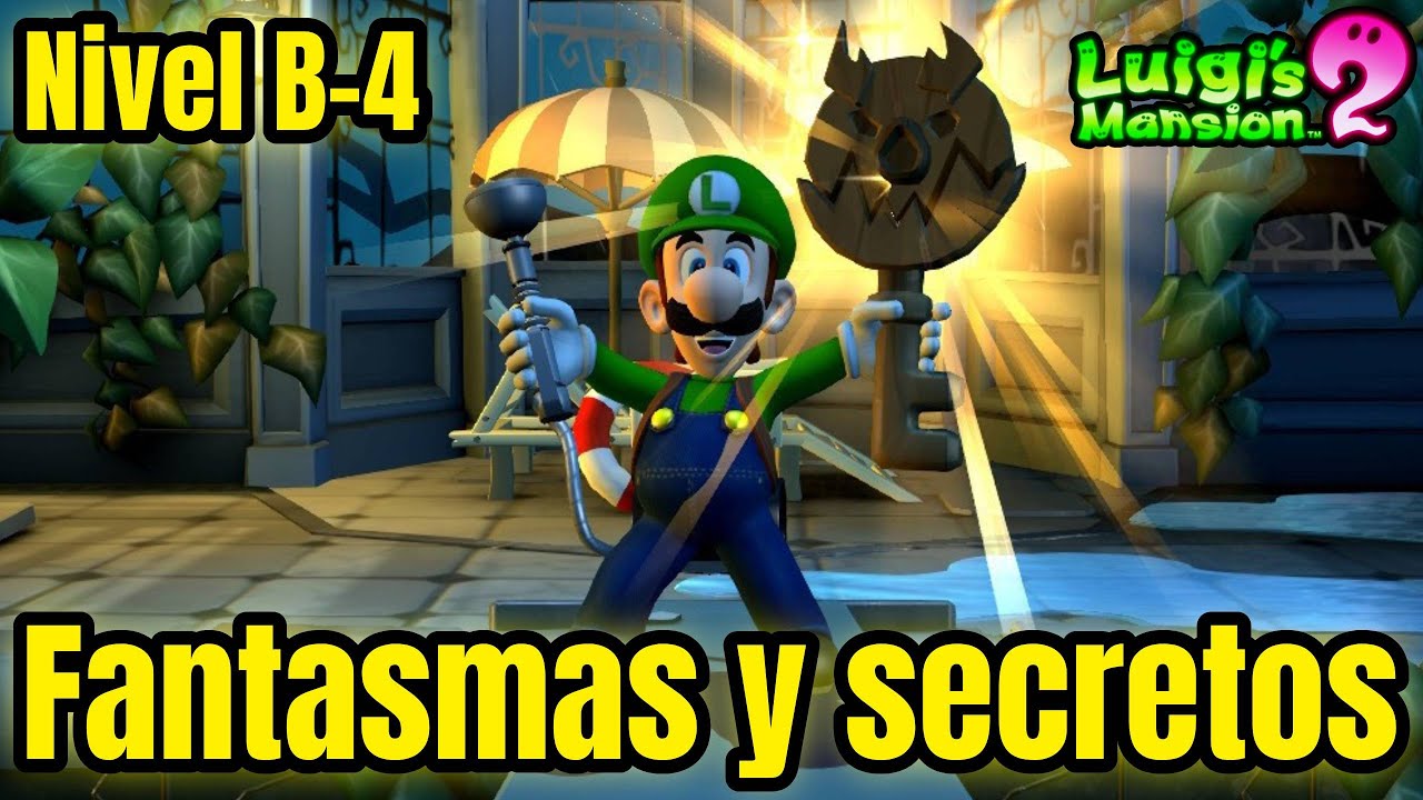 Cómo Pasar El Nivel B-4 Fiesta en la Piscina – Luigi’s Mansion 2 HD - Torres Encantadas