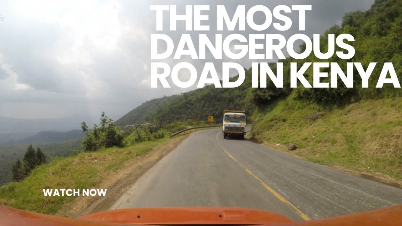 Driving on the most dangerous road in Kenya