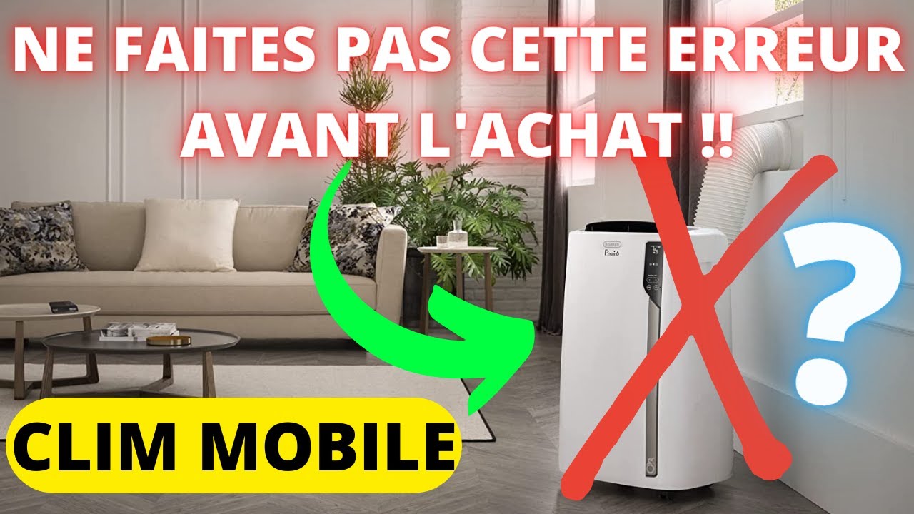 ⚠️comment et quel climatiseur mobile choisir en 2025 ? TOP 5 des meilleurs !! test et Conseils