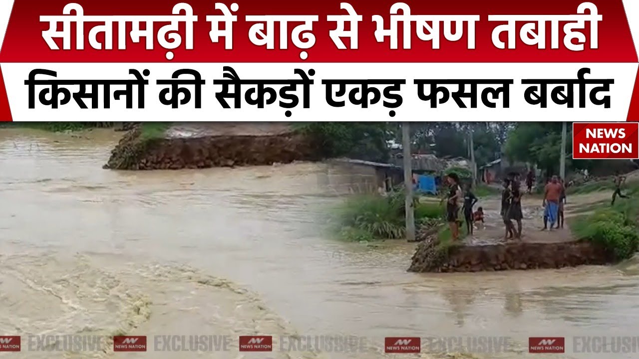 Bihar Sitamarhi Flood: बाढ़ से सीतामढ़ी में भीषण तबाही, 20 से ज्यादा गांवों का सड़क संपर्क टूटा