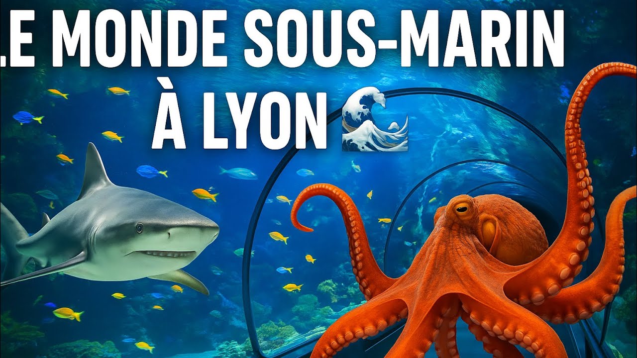 AQUARIUM DE LYON : Le monde sous-marin comme tu ne l’as jamais vu ! 🦈✨