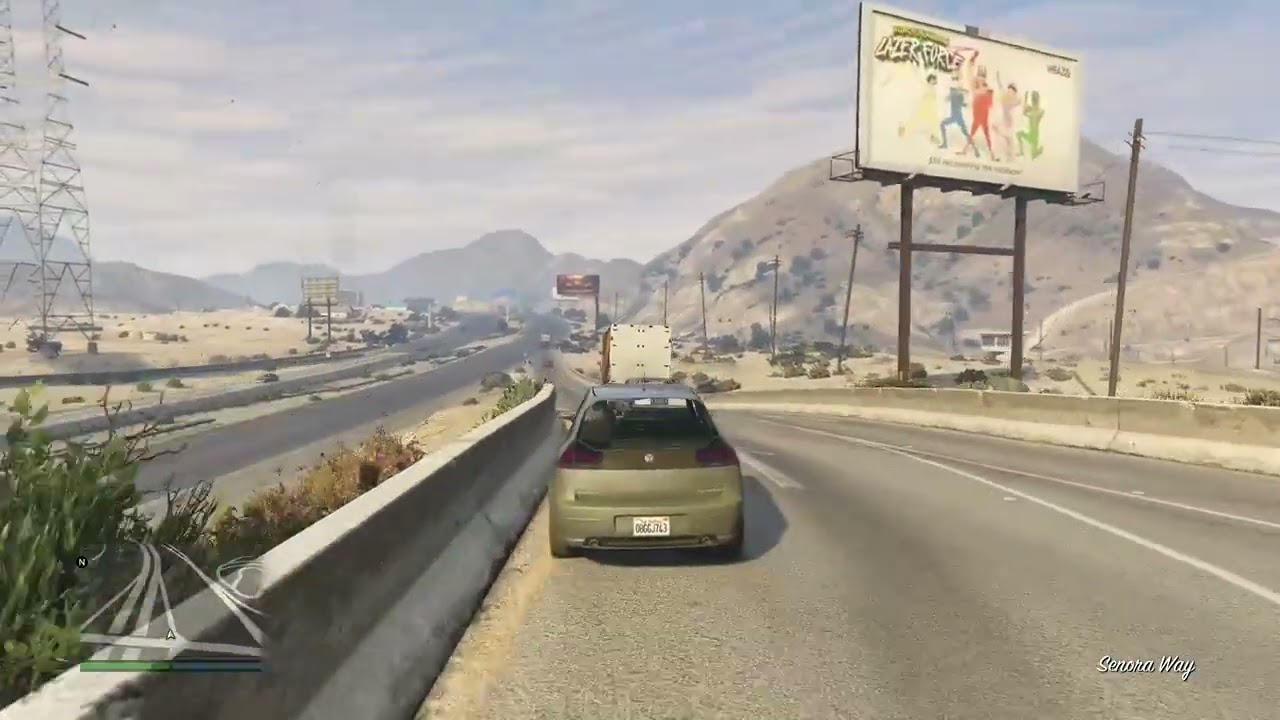 10 minutes following GTA 5 NPC car | Do they just drive in a loop?