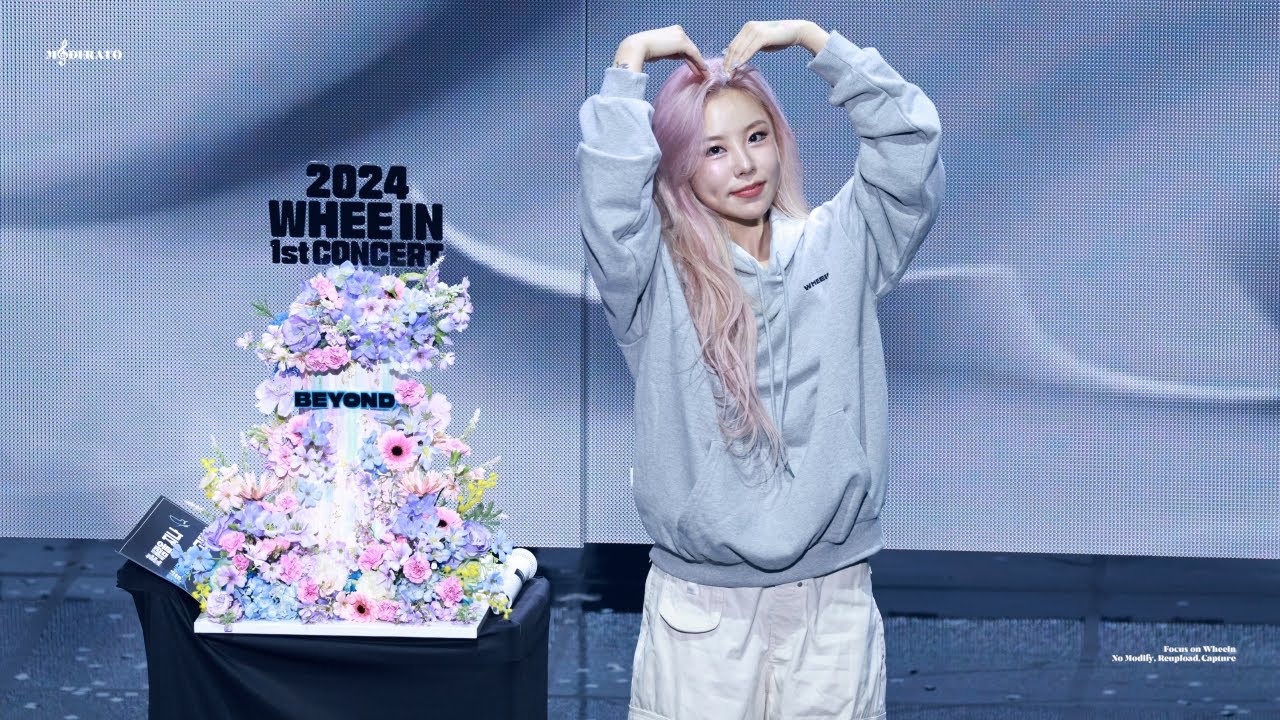 [4K] 240225 WHEE IN THE MOOD [BEYOND] 휘인 콘서트 앵콜 Letter filled with light, D-day, 휘이 직캠 WHEEIN FANCAM
