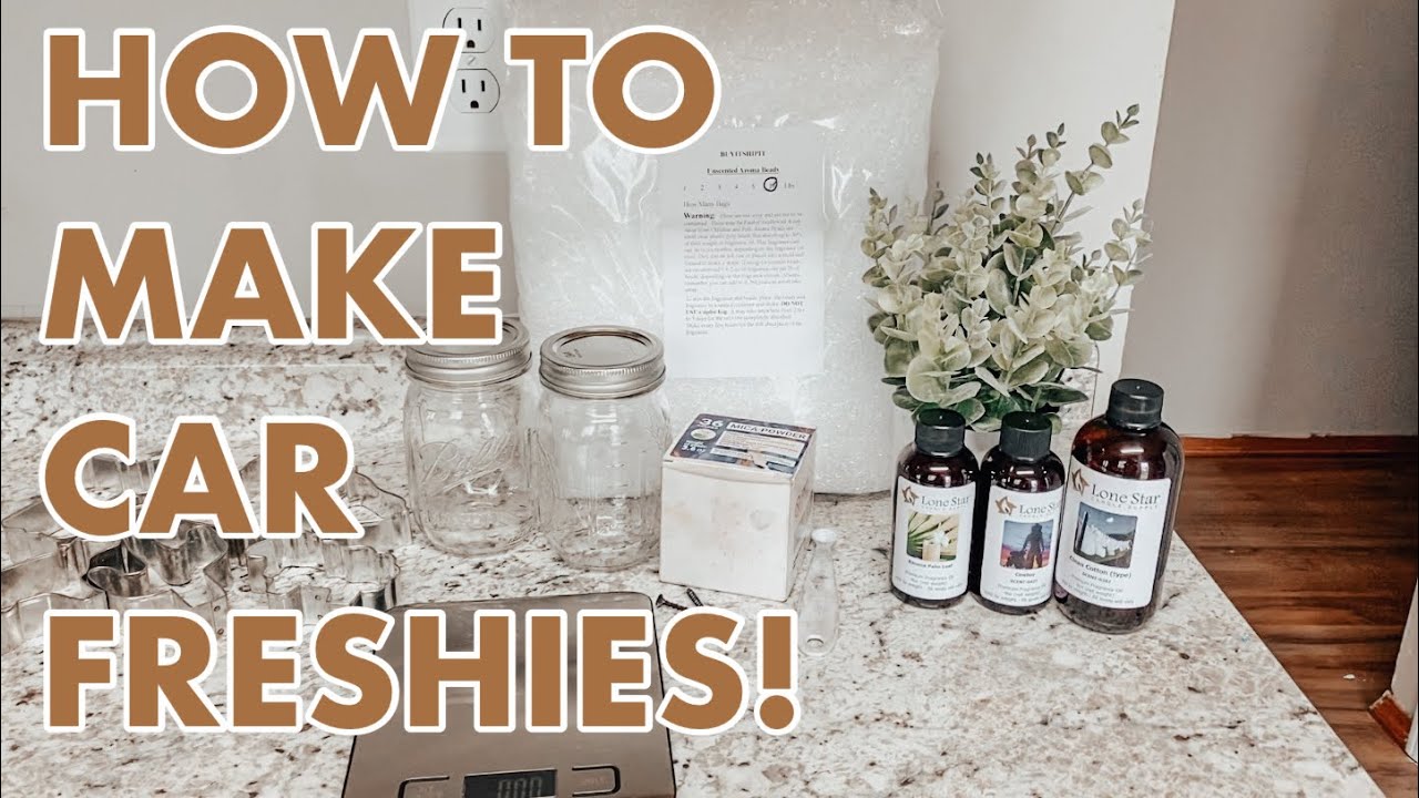 How to make car freshies with aroma beads