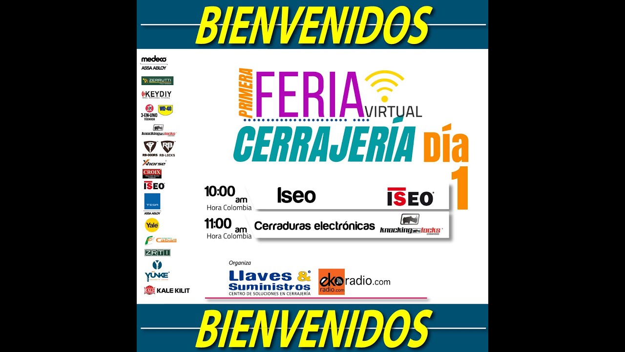 Primera Feria Virtual de Cerrajería: Primer día 4-05-2020