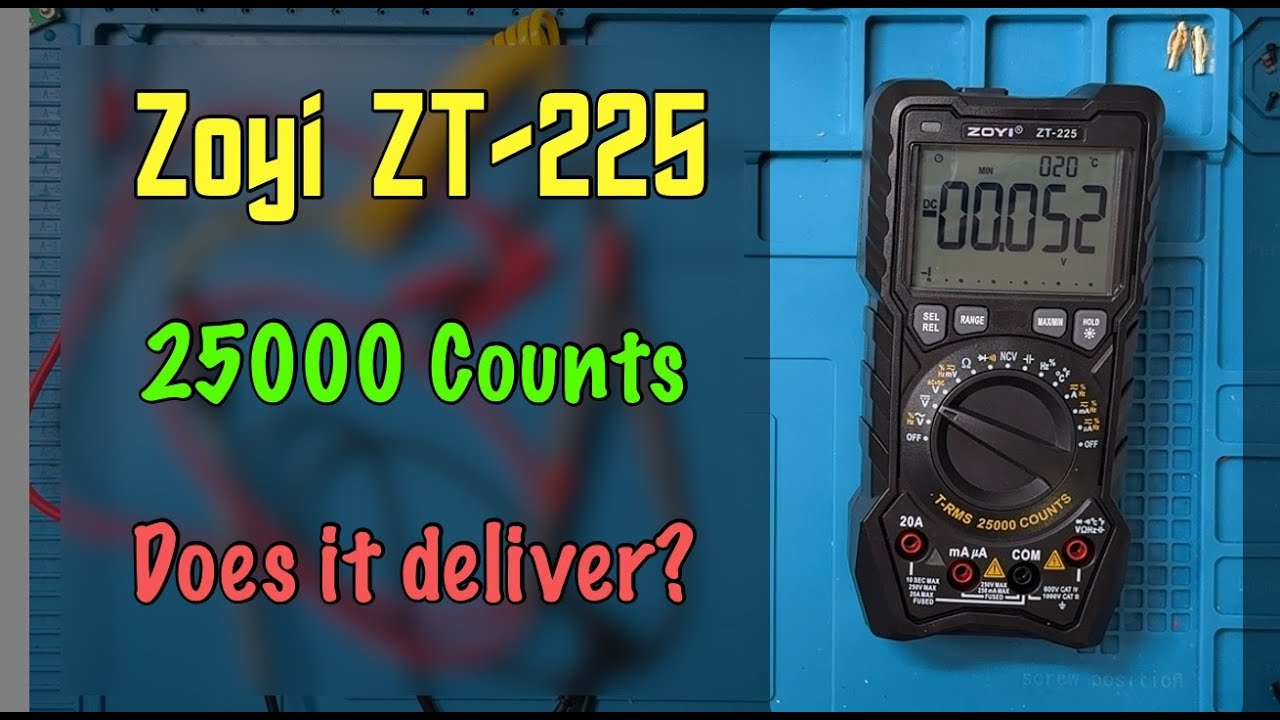 Unboxing and Review of Zoyi ZT-225 Digital Multimeter