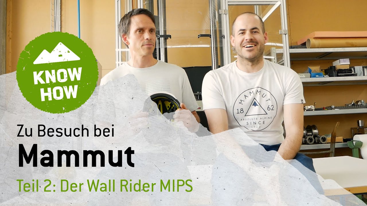 Die Bergfreunde bei Mammut: Der neue Wall Rider MIPS