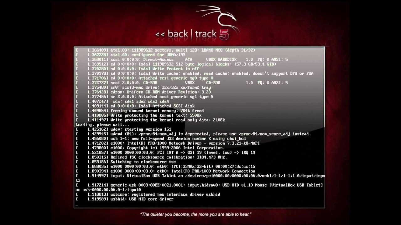 Сброс пароля root в Linux c помощью BackTrack 5