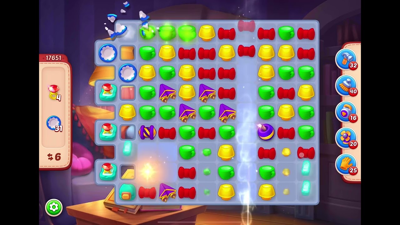HomeScapes Level 17651 no boosters