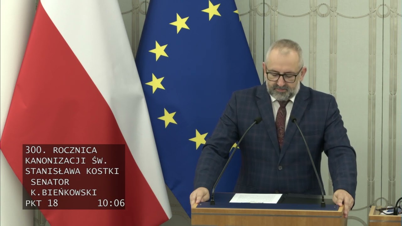 Senat:  300. rocznica kanonizacji św. Stanisława Kostki