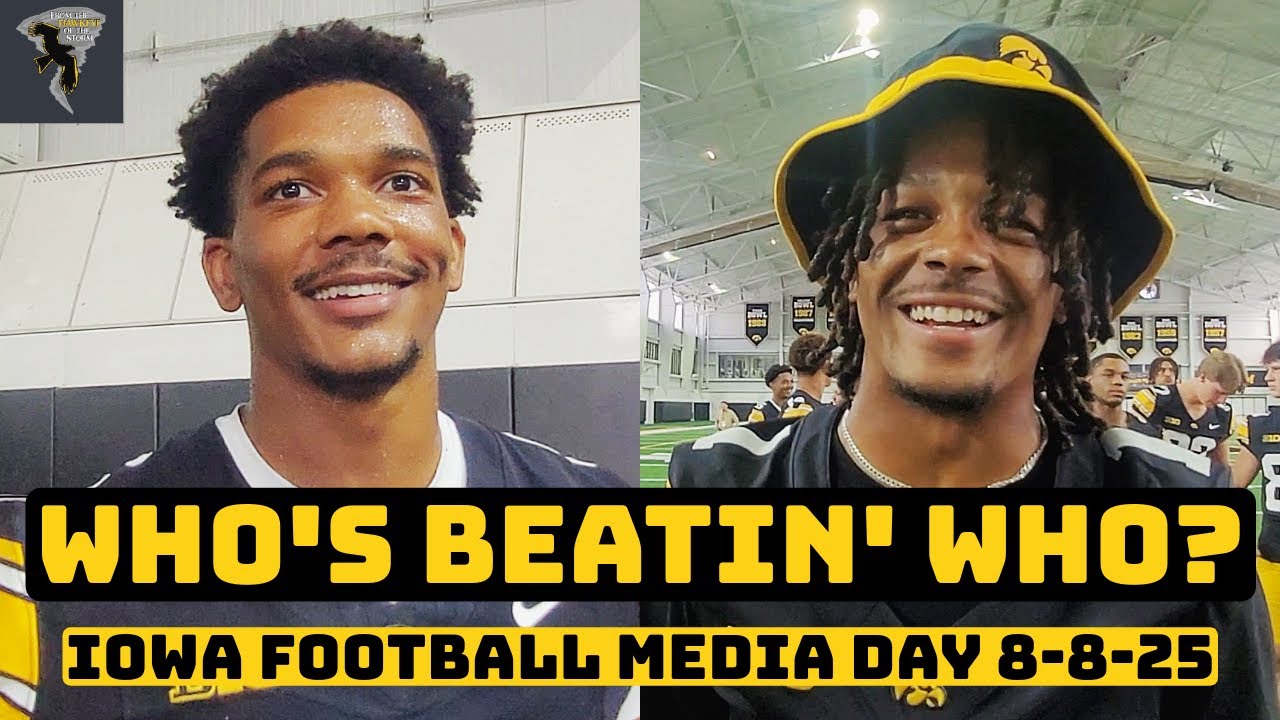 'HE GOT ME, I GOT HIM': Iowa Football receivers FINALLY stretching Hawkeye defense in practice