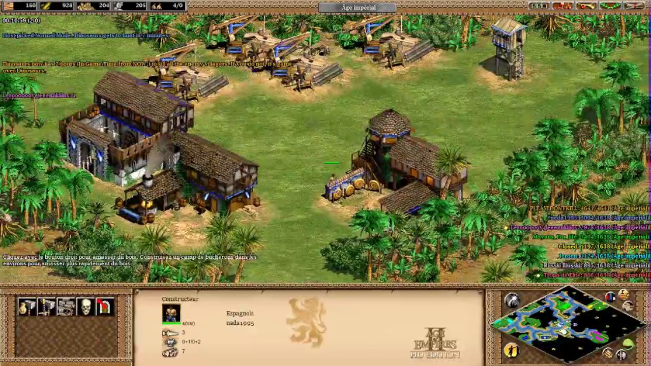 JURASSIC PARK ! - AGE OF EMPIRES II
