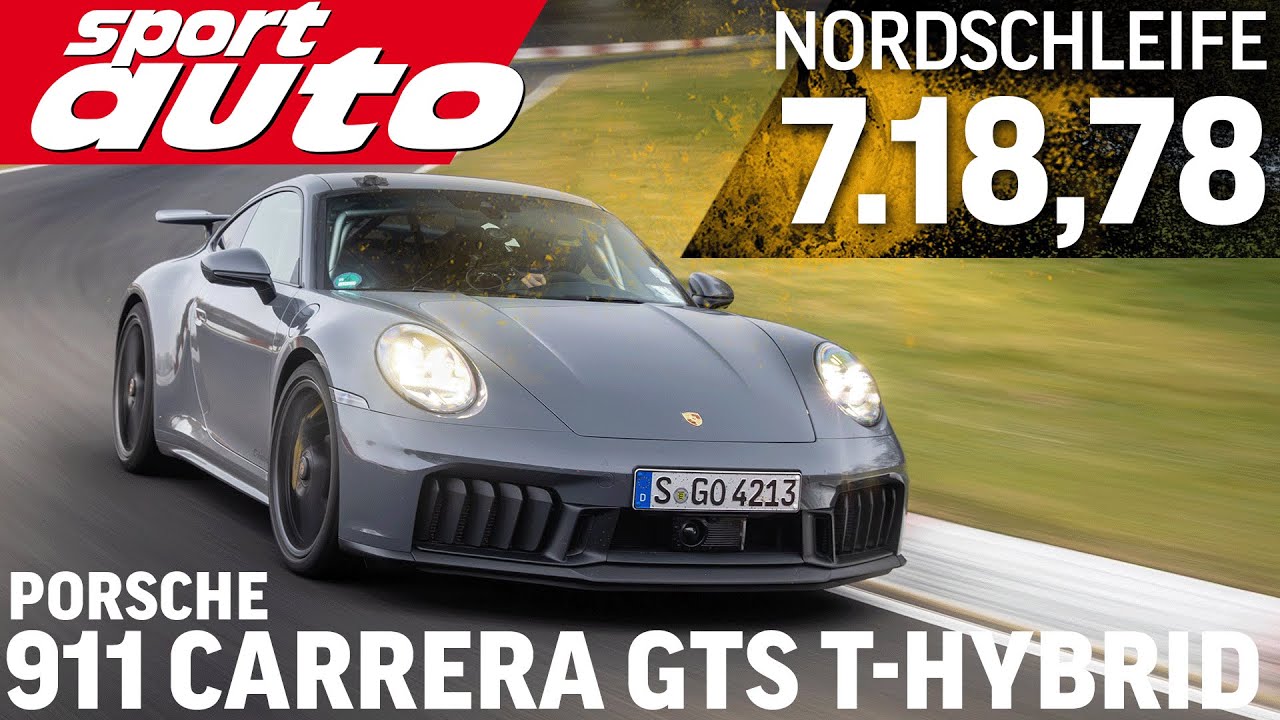 Porsche 911 Carrera GTS T-Hybrid (992.2) | Nordschleife HOT LAP 7.18,78 min | sport auto Supertest
