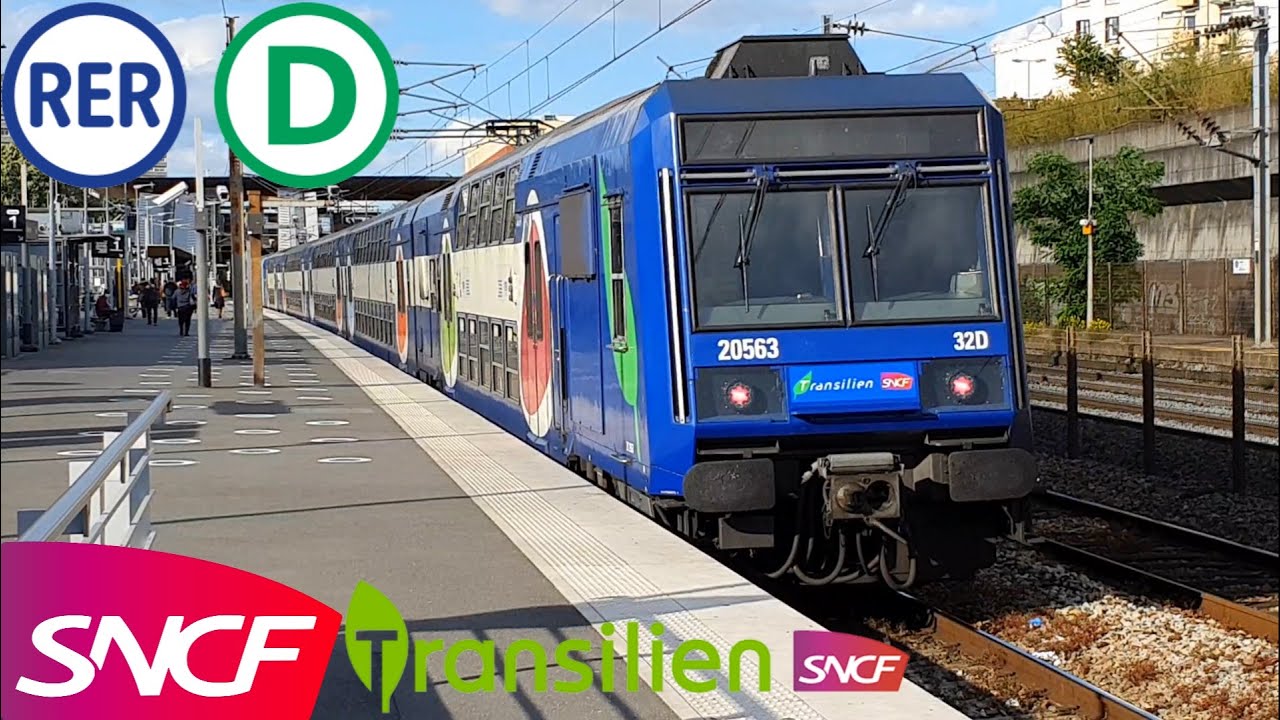 RER D [FHD] Trajet à bord d'un Z20500 enrouée de Châtelet-les-Halles à Garges-Sarcelles