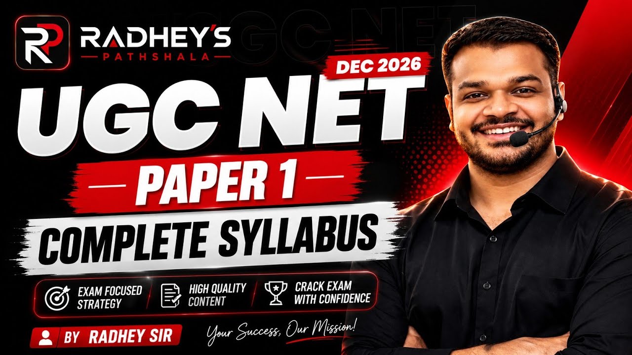 UGC NET JUNE 2026 | PAPER 1 UGC NET Foundation Class | Batch Shaurya Path UGC NET