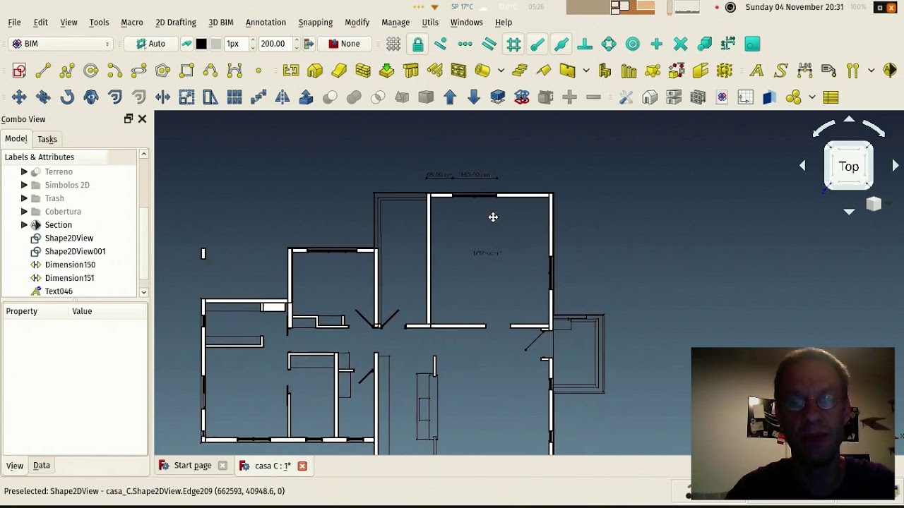 BIM с FreeCAD — создание 2D-чертежей