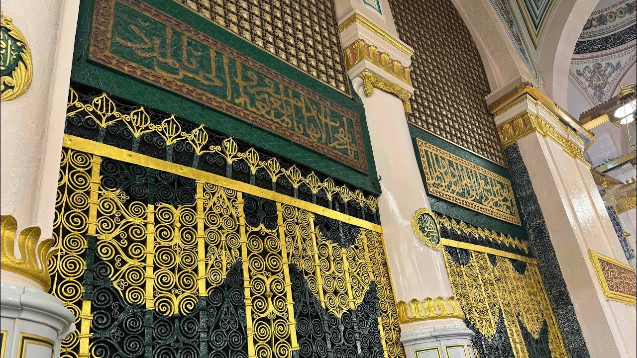 روضة رسول الله صلى الله عليه وآله وسلم آذان 