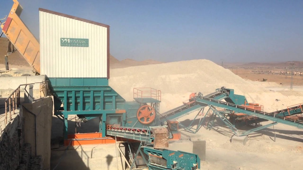 YiNMAK - 250 t/h CRUSHING PLANT - STATION DE CONCASSAGE - KIRMA ELEME TESİSİ