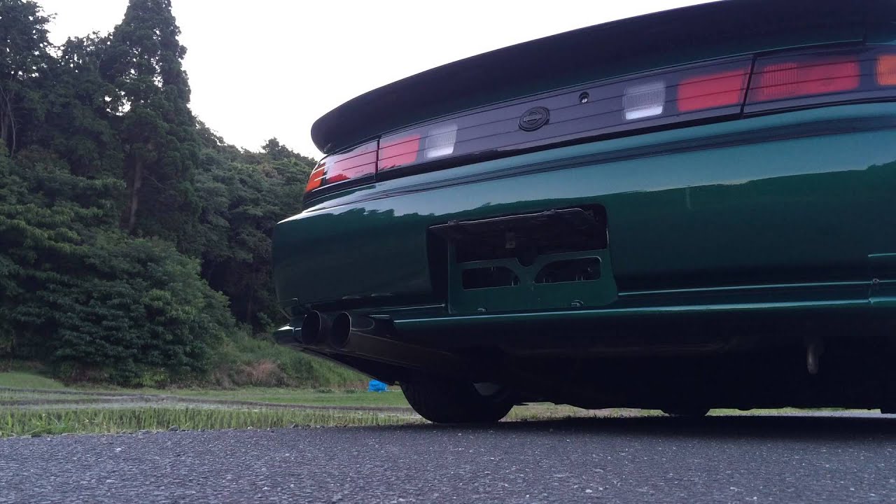 S14 シルビア D-MAX等長エキマニ マフラーサウンド