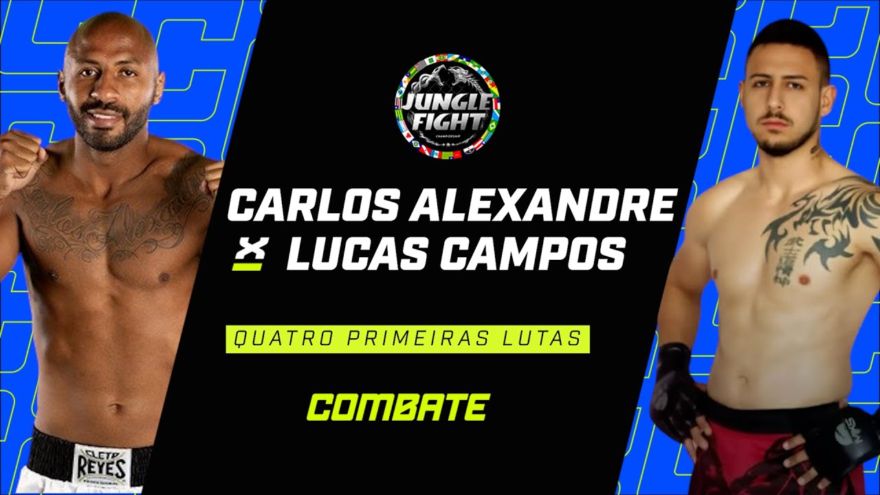 AO VIVO! JUNGLE FIGHT 137 | QUATRO PRIMEIRAS LUTAS | Combate.globo