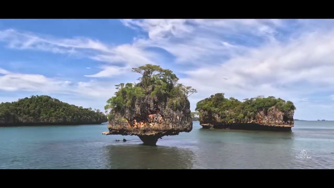 Tsingy Bay's logo takes inspiration from a unique 
