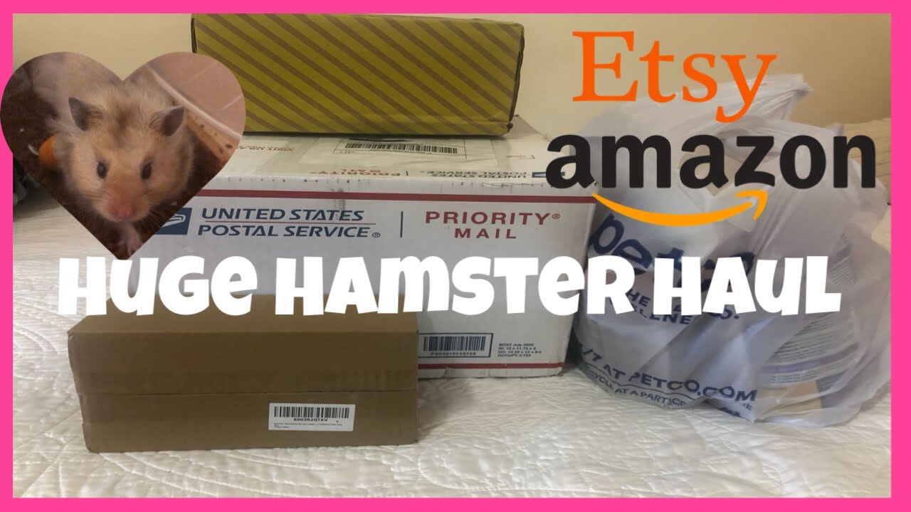 Unboxing Hamster Giveaway Prize | Hamster Supply Haul |  🐹💖