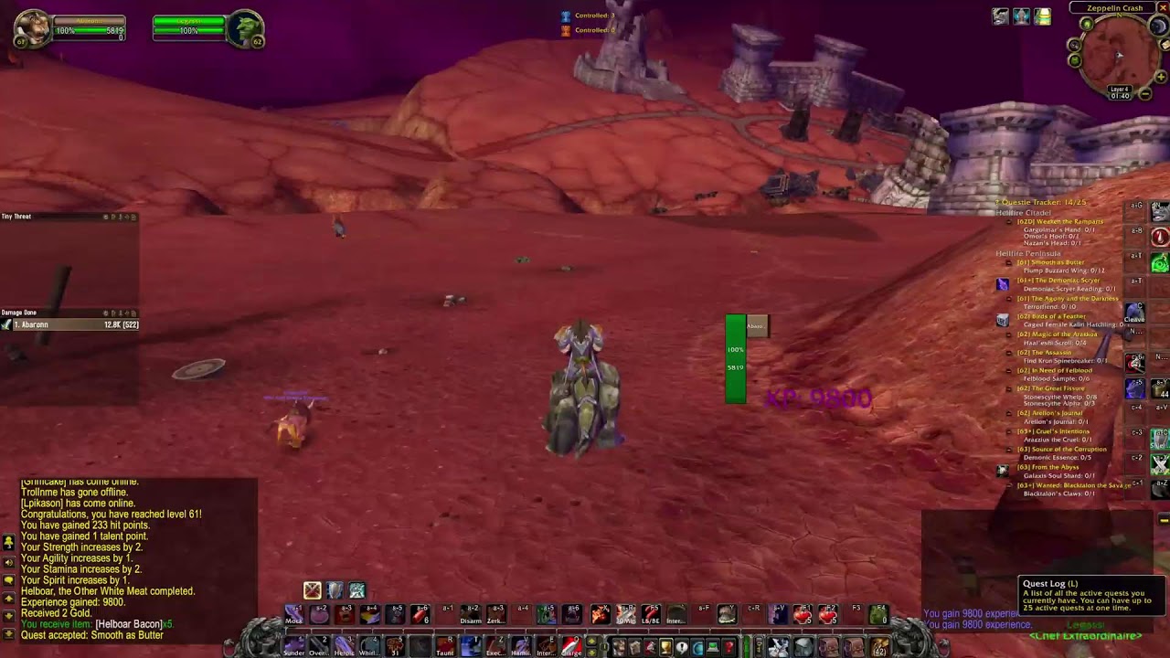 WoW TBC Hardcore #24 - Warrior - lvl 59 - Backup Warrior