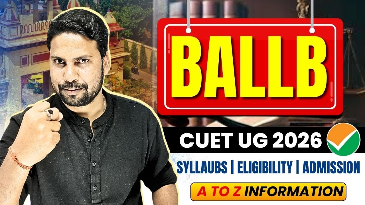 All About CUET BALLb Admission | CUET se BALLb kaise hota hai ? | BALLb Exam Syllabus All Details