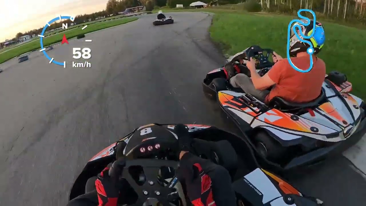 Sodi SR rental kart amateur race. 