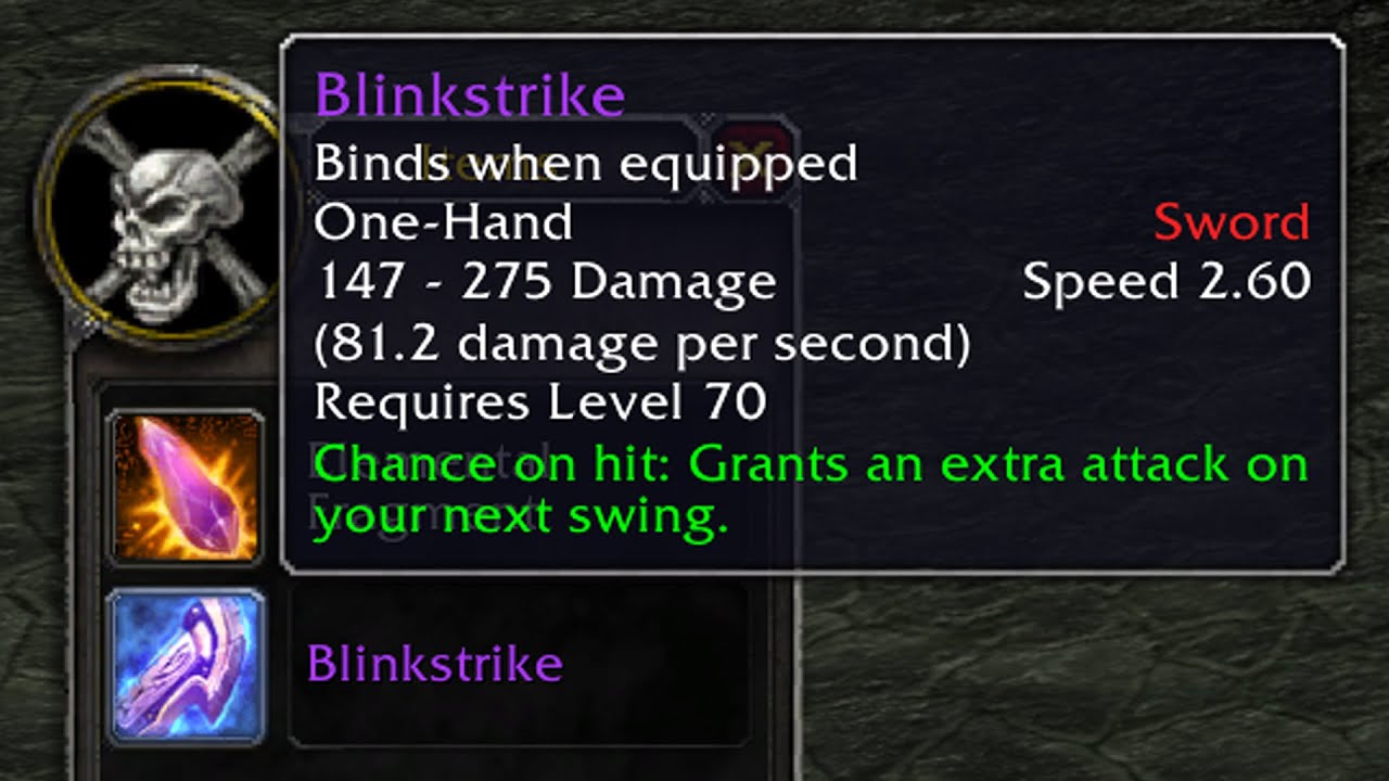 POV: You Loot Blinkstrike in TBC Classic
