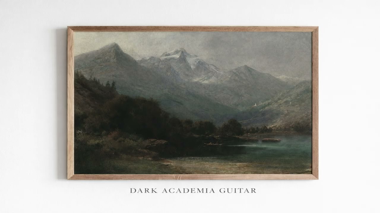 Dark Academia Guitar | Спокойная гитарная музыка для учёбы и чтения