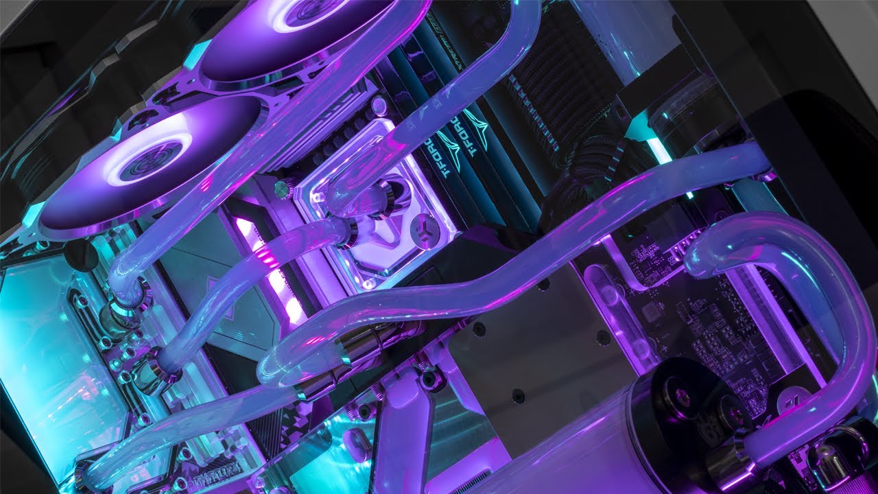 CYBERMESH - Lian Li LANCOOL II Mesh - Z490 10600k Watercooled Build
