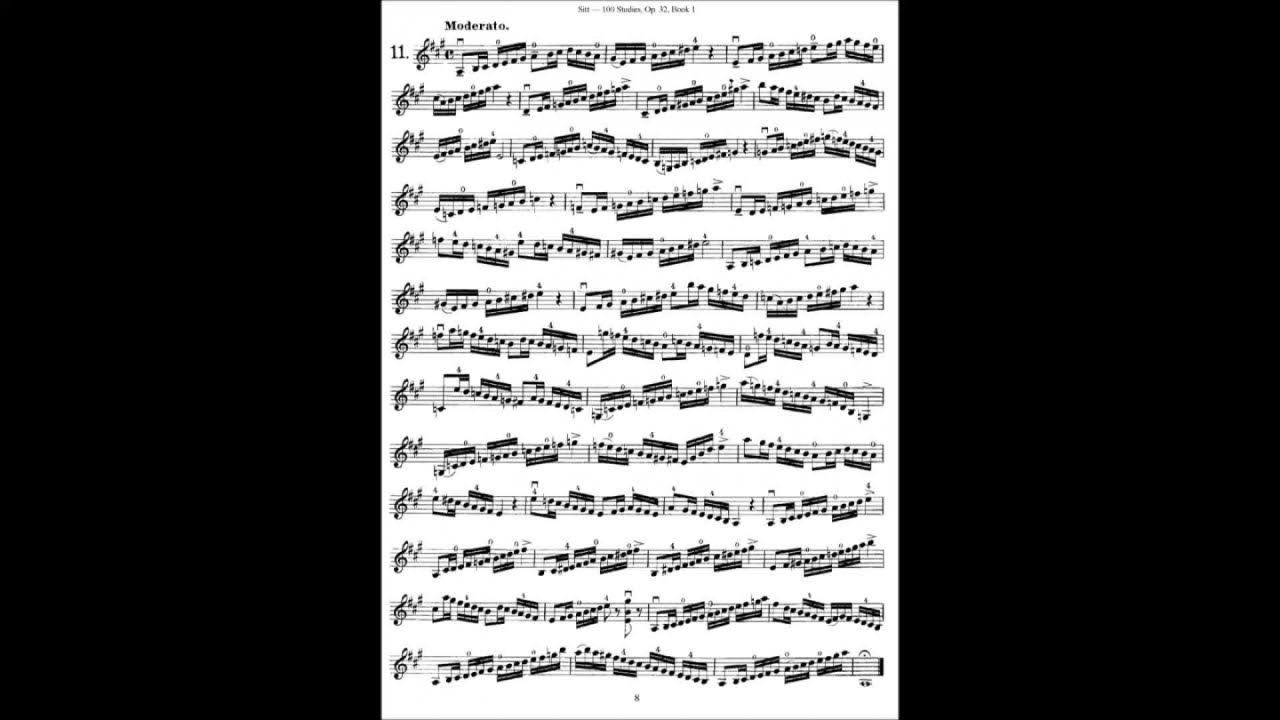 Hans Sitt - Studio n. 11 op. 32 (didattica violino)
