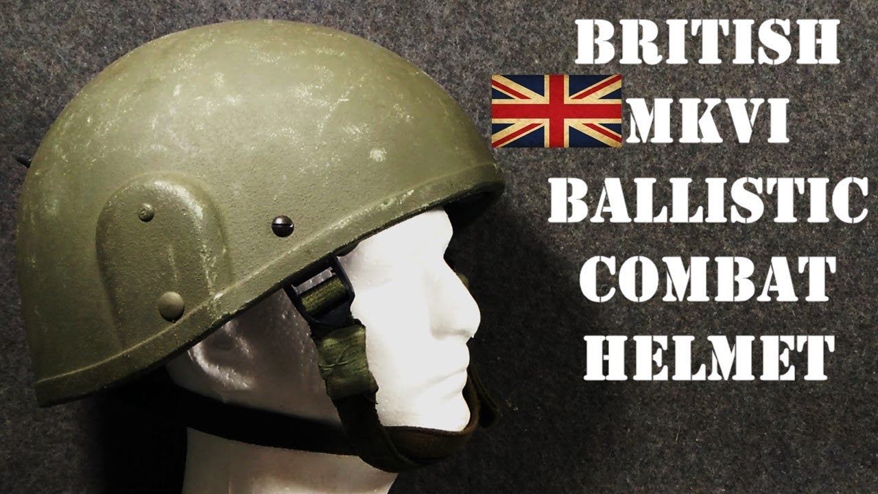 Helmets of the World: British Mark 6 Ballistic Nylon Combat Helmet
